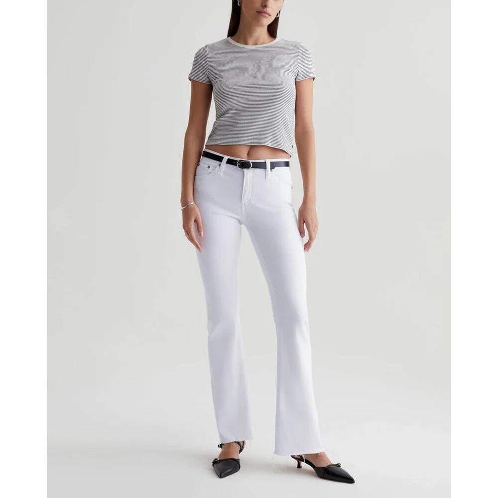 AG Adriano Goldschmied White Bootcut Jeans